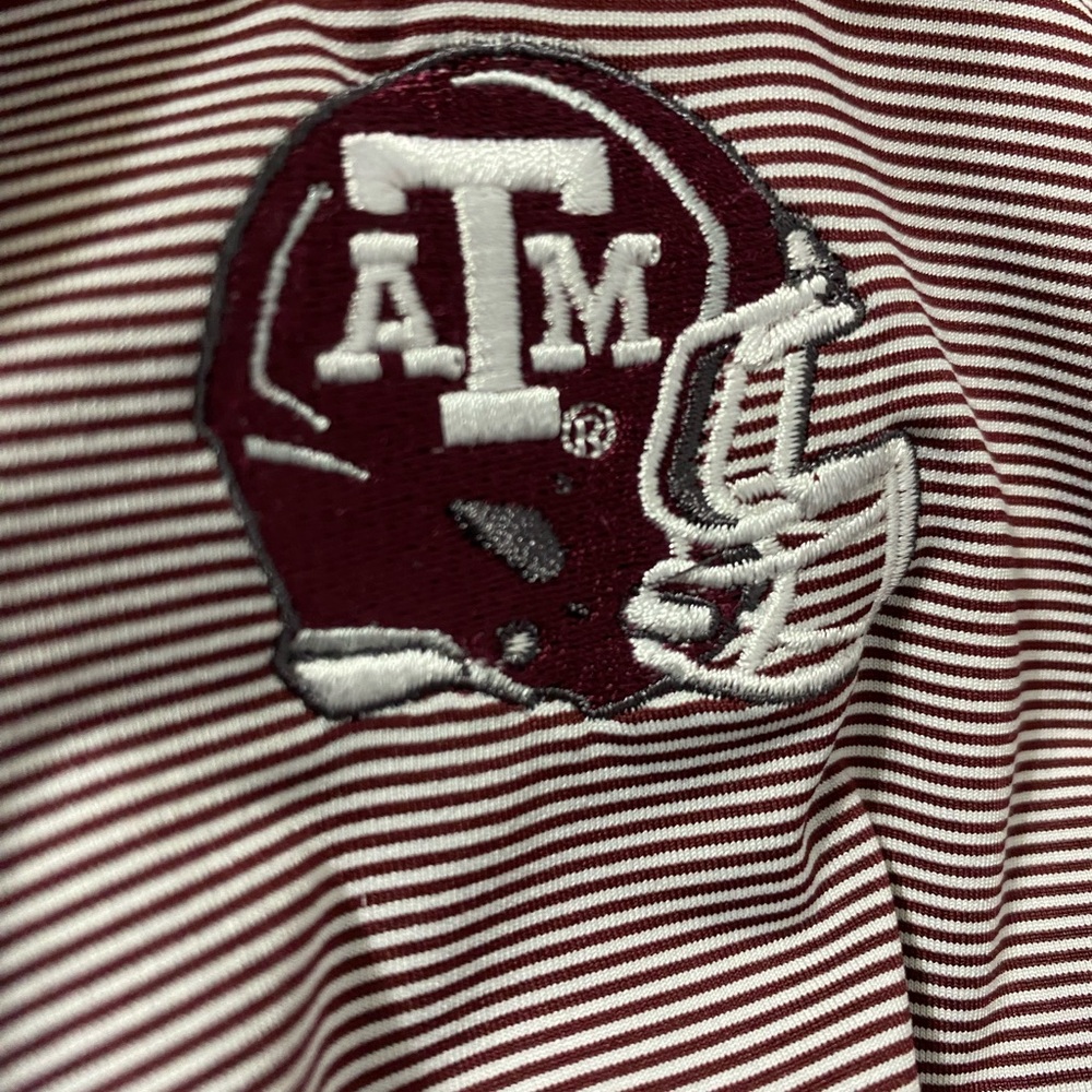 Peter Millar Summer Comfort Texas A&M Aggies Polo Shirt Mens XL Performance Golf - Picture 5 of 5